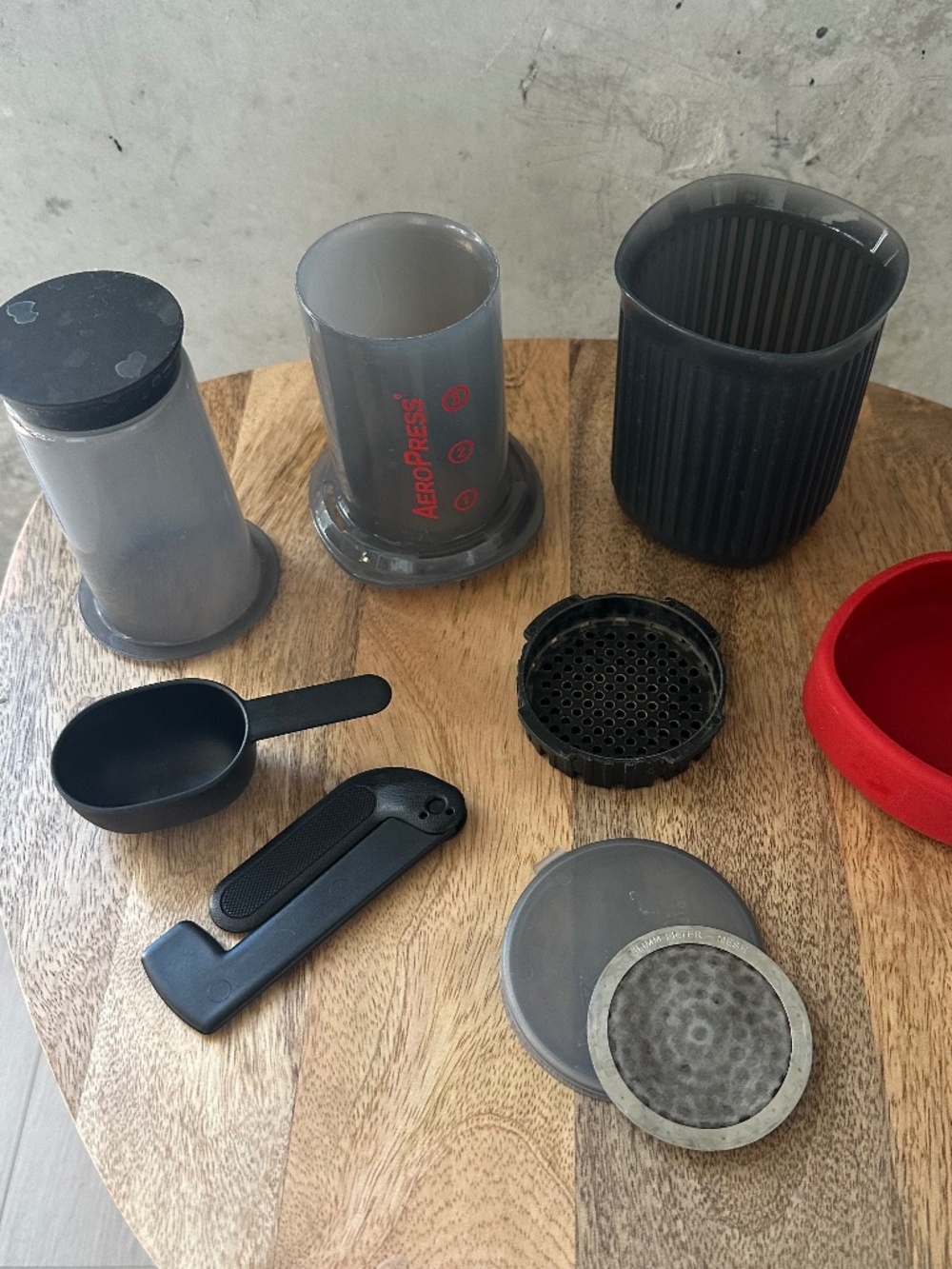 AeroPress Go Extra Small Portable Coffee Maker Kit